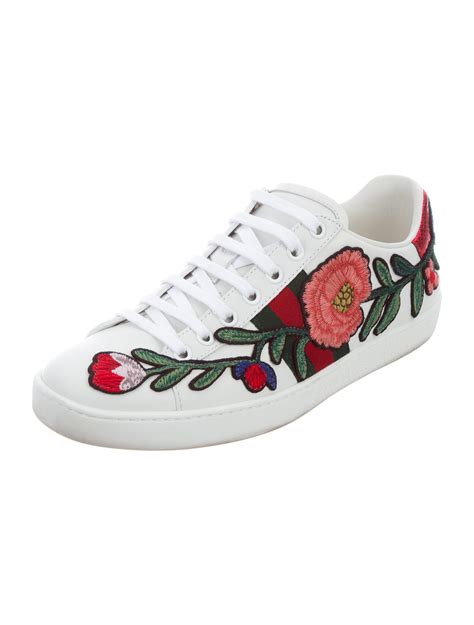 gucci flora sneaker|gucci ace floral print sneakers.